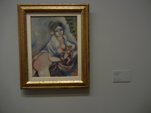 DSCN9064 _ Mutterschaft, Motherhood, Marc Chagall, 1914, Öl auf Papier, Albertina Museum, Wien, 2 October - 500