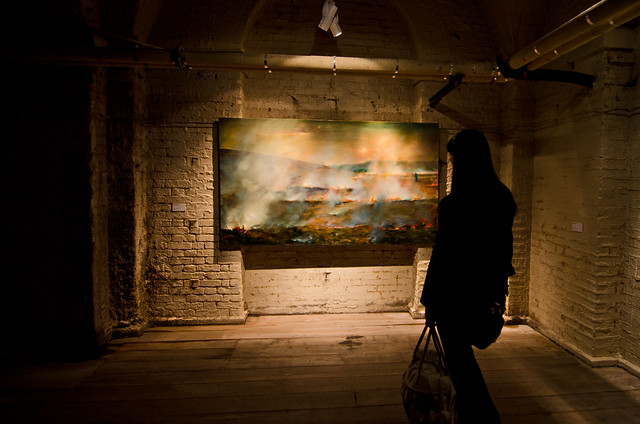 A contemporary art exhibit housed in the historical basement of London's Somerset House.