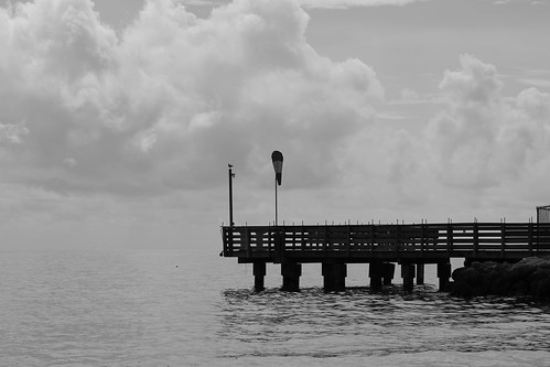 dock at the end of the beach