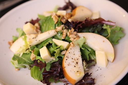 Pear and Walnut Salad with Parrano and Honey