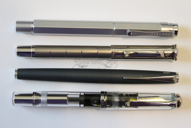 Levenger L-Tech Silver Ballpoint Pen w/Stylus New In Box 