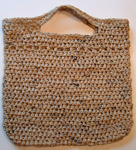 Plarn Picket Stitch Tote Bag