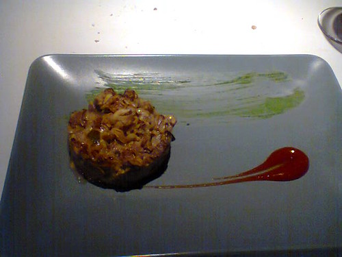 Hamburguesa tartar de atún rojo