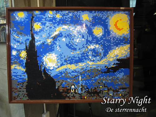 Lego Mosaic - Starry Night 星夜