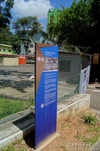 Pearl's Hill Barracks Historic Site Marker