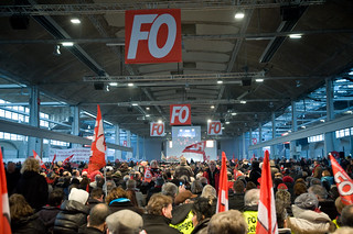 24 janvier 2013 à Paris, FO fait salle comble contre l’austérité
