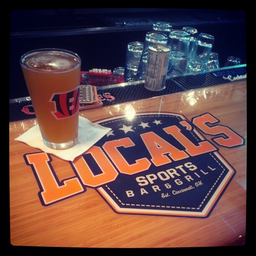Watching some football @LocalsBarGrill