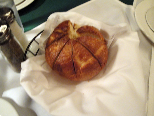 Crusty white bread