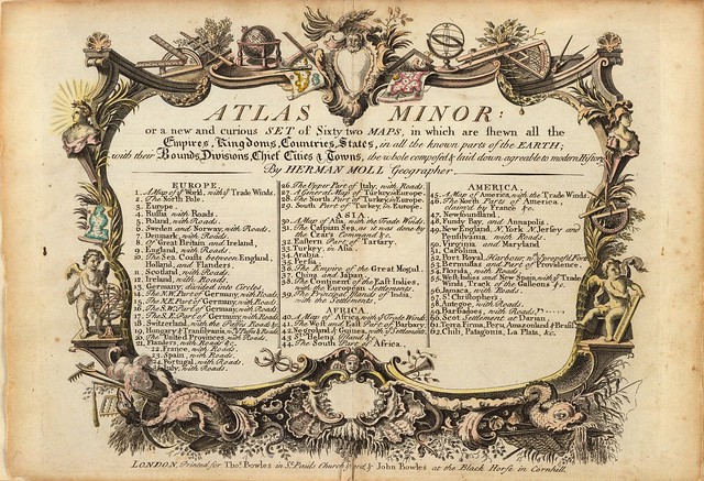Atlas minor or a new and curious set of sixty two maps 1732