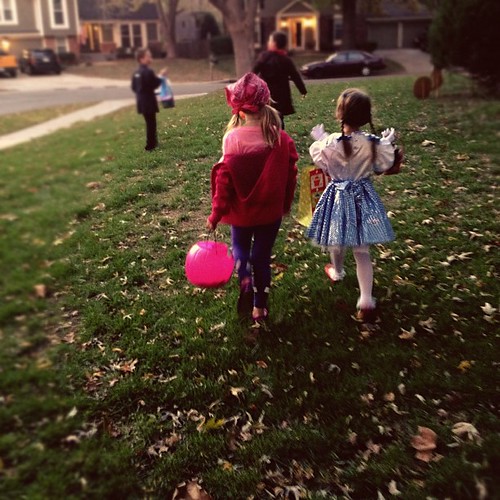 BFF trick or treating :)