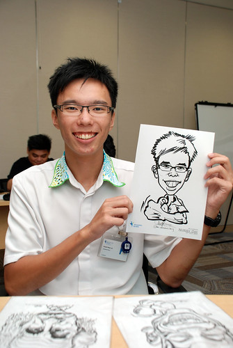caricature live sketching for Khoo Teck Puat Hospital, Nurses' Day - 16