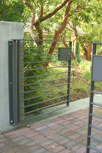 steel front gate