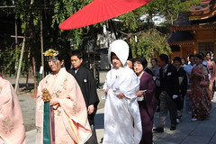 Wedding ceremony @ the shrine