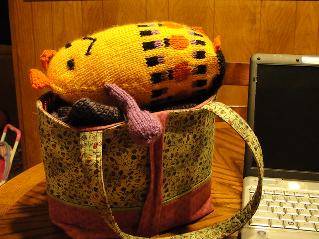 Pumpkin Patch the Knitted Monster