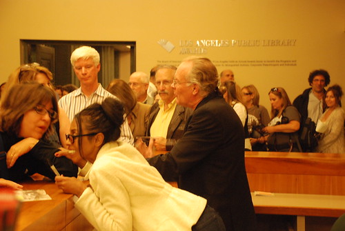Eric Overmyer and Kandi Alexander from Treme at Los Angeles Central Library on June 6, 2011
