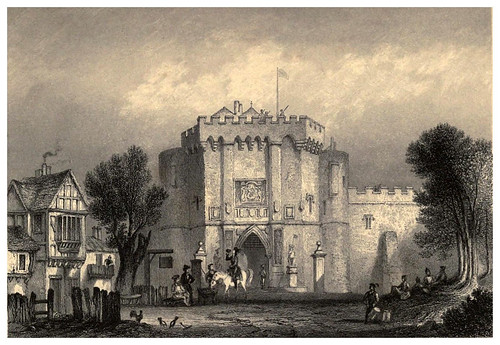 016- Puerta de Southampton en 1670-The book of Shakespeare gems…1854- G. F. Sargent