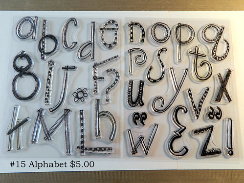 #15 Alphabet $5.00