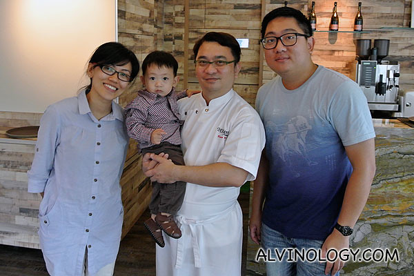 Chef Kenny Yeo with my family