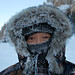 Mikhail, a snowmobile owner and Tumul villager, & Lena Pillars Nature Park