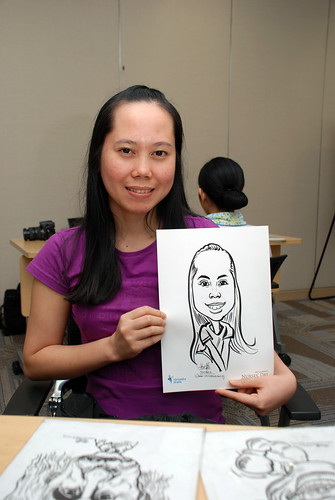 caricature live sketching for Khoo Teck Puat Hospital, Nurses' Day - 15