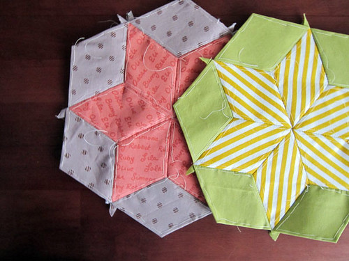 English paper piecing bloghop!