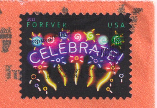 USA Celebrate Stamp