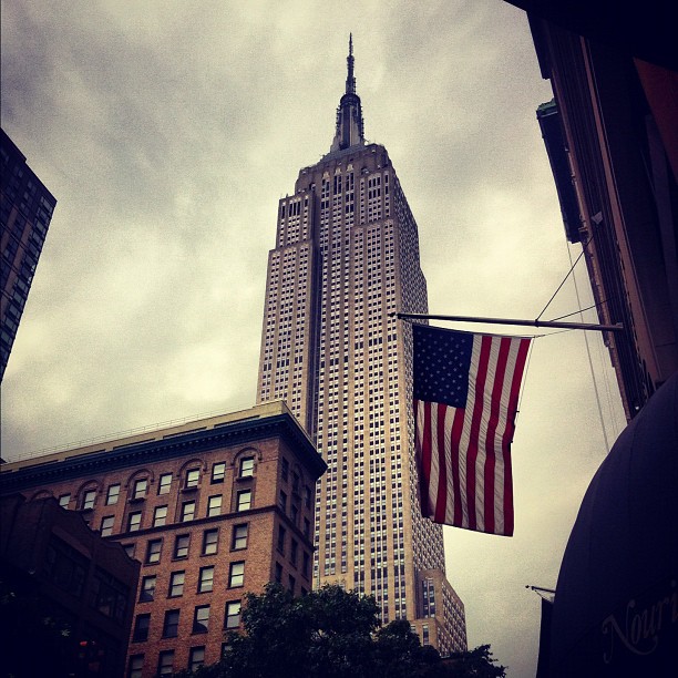 Empire State building from 5th ave.