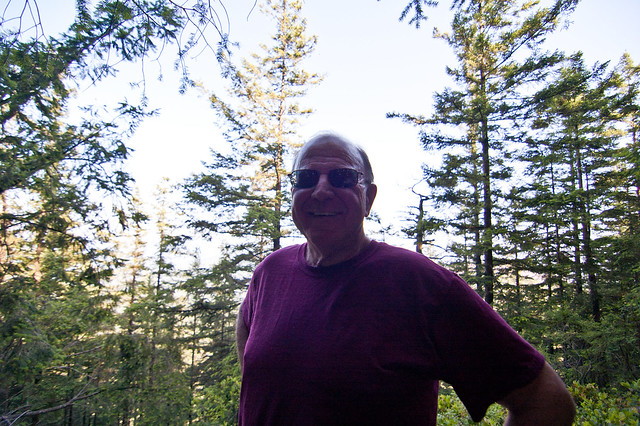 Dad at the top of Larabee State Park81