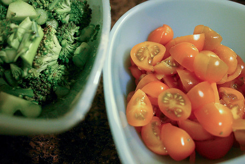 prepare vegetables