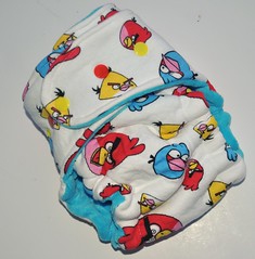 Bumstoppers One Size Hybrid Angry Birds cotton velour 