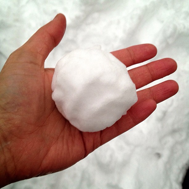 #snow #snowball #hand #cold