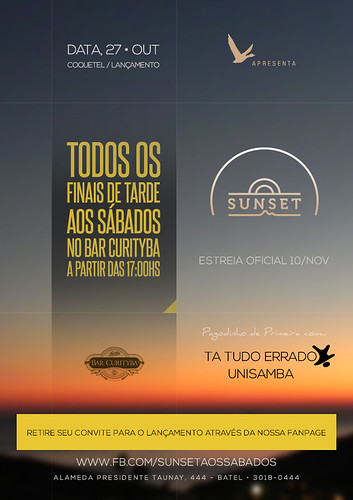 Flyer - Sunset by chambe.com.br