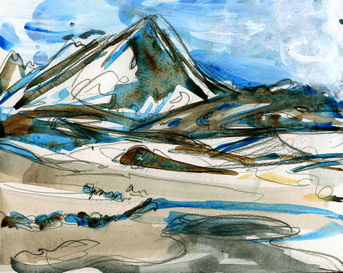 Iceland sketches: near Lake Myvatn