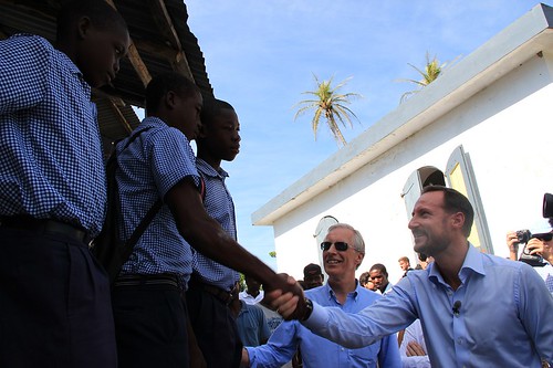 UNDP Goodwill Ambassador, HRH Crown Prince Haakon of Norway visits Haiti