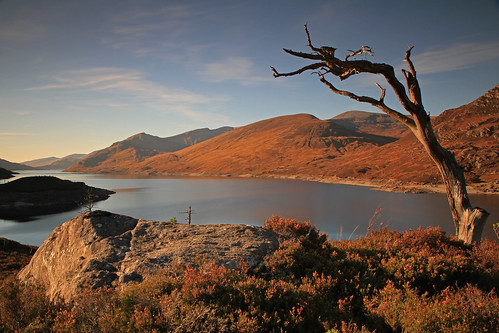 Loch Mullardoch View. by Gordie Broon.