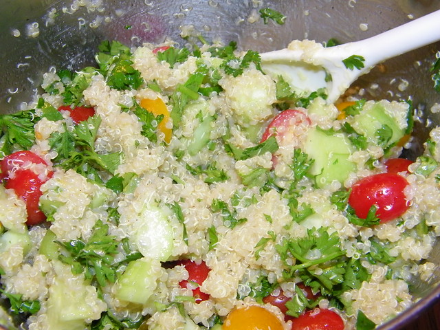 Quinoa Tabbouleh (Tabouli) Salad