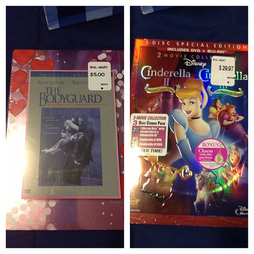 Picked up some new DVDs #newgoodies #disneymovies #thebodyguard #classics