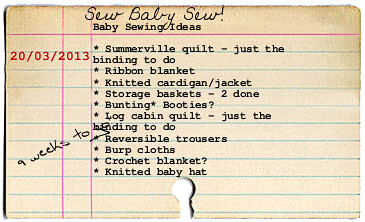 Baby Sewing Ideas