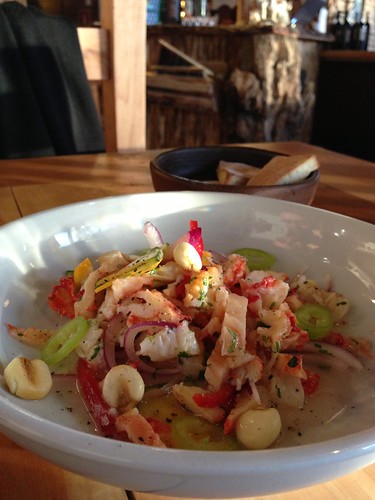 Chilean King Crab Ceviche Salad with Andes Corn