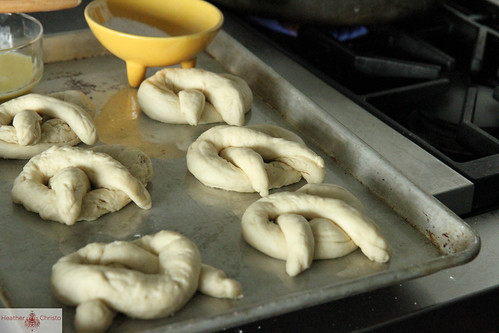 Soft Pretzels with Sweet and Spicy Onion Mustard