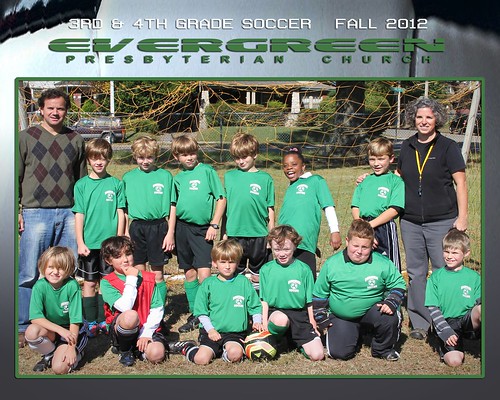 Evergreen 3rd 4th Soccer Fall 2012 serious