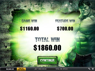 free The Incredible Hulk 50 Lines slot Smash Bonus