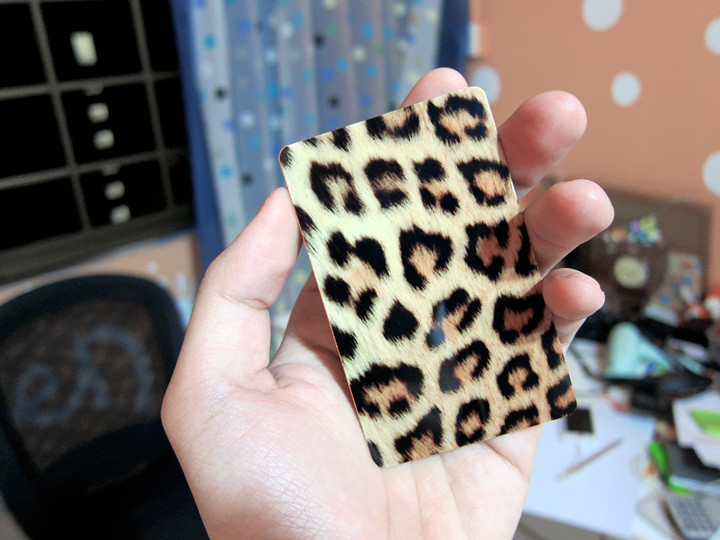 leopard prints ez-link sticker