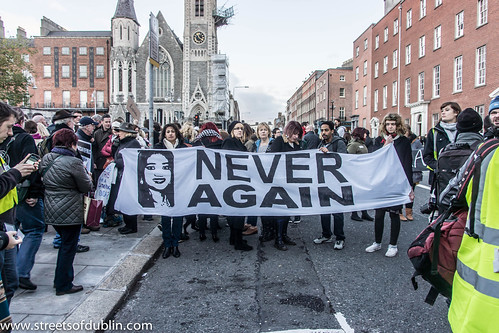 About Ten Thousand People Attended A Rally In Dublin In Memory Of Savita Halappanavar by infomatique