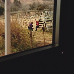 Spying on Grammy and Lu. Their relationship is such an awesome thing. #thankful