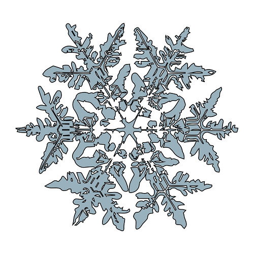 Handmade Snowflake Christmas Card