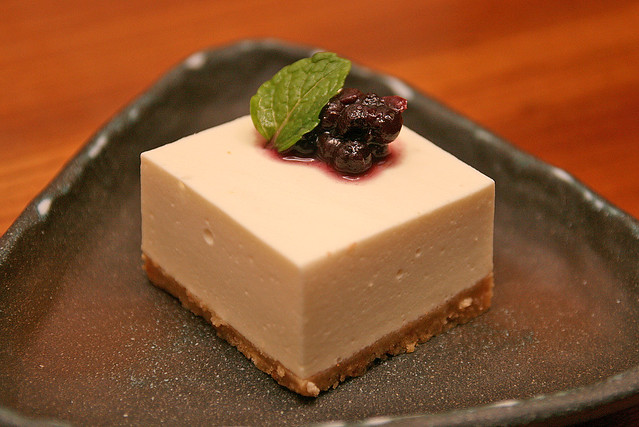 Sun's signature tofu cheesecake