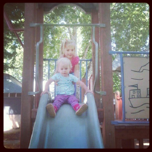 Park time with Pippy and Cece
