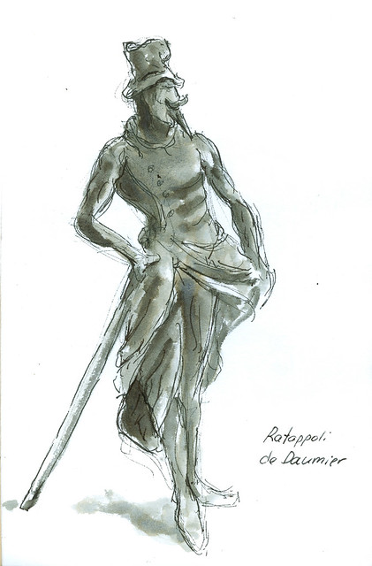 Ratappoli, escultura de Daumier