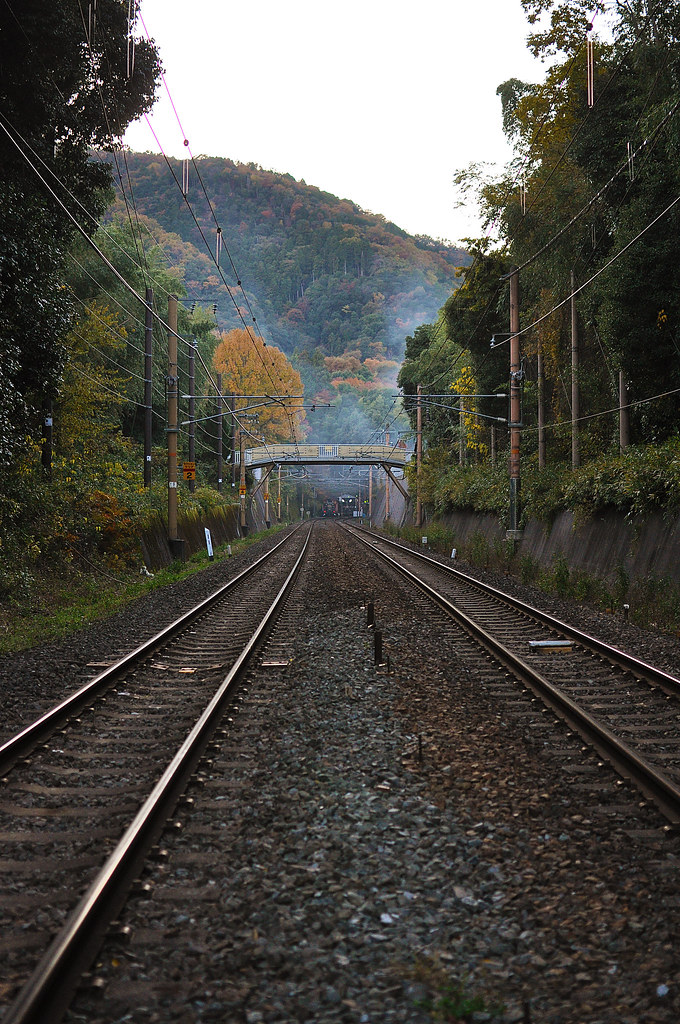 Arashiyama Railroad Tracks